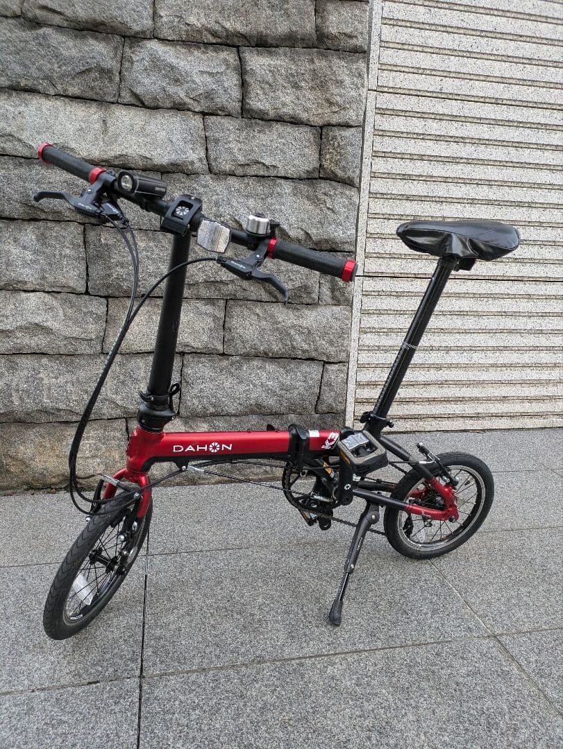 DAHON K3（2022.12購入）レッド×マットブラック