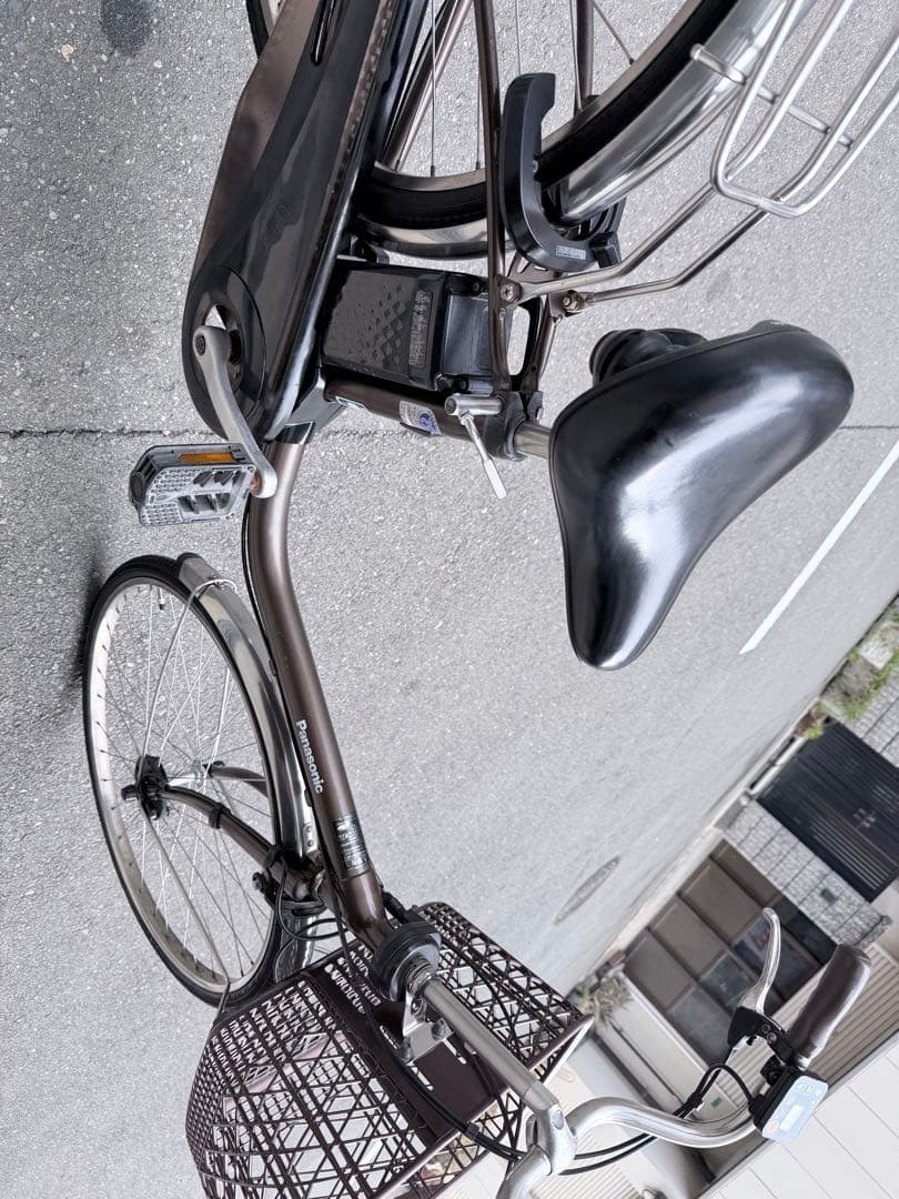 大阪府　パナソニック　電動アシスト自転車 シティタイプ ブラウン