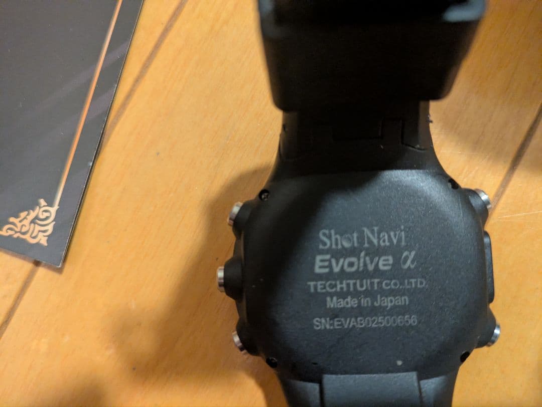 ショットナビ Evolve α ゴルフGPSウォッチ