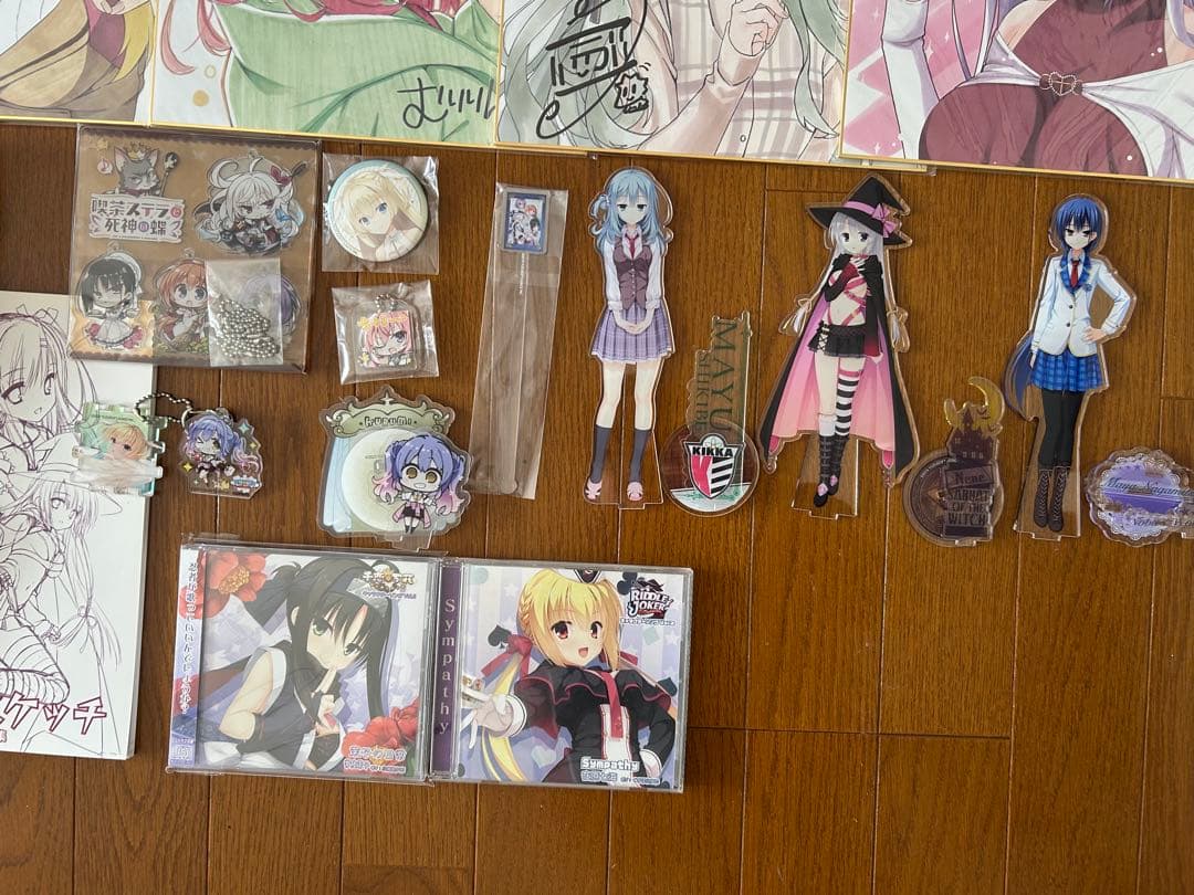 ゆずソフト 色紙　アクリルスタンド・キーホルダー等