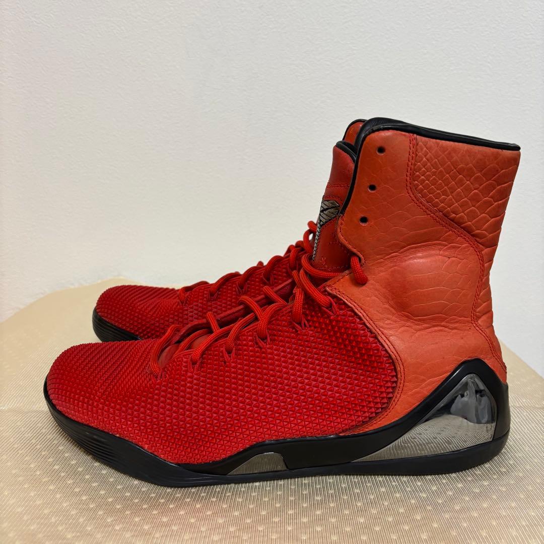 希少☆NIKE KOBE ナイキ コービー9 EXT KRM チャレンジ レッド