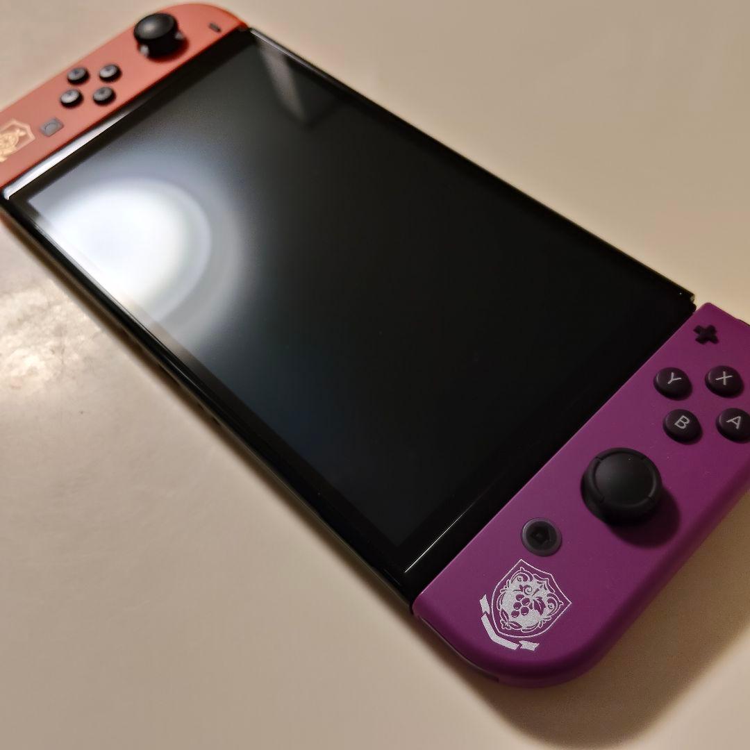 Nintendo Switch本体 有機ELモデル ポケモン スカーレット・バ…