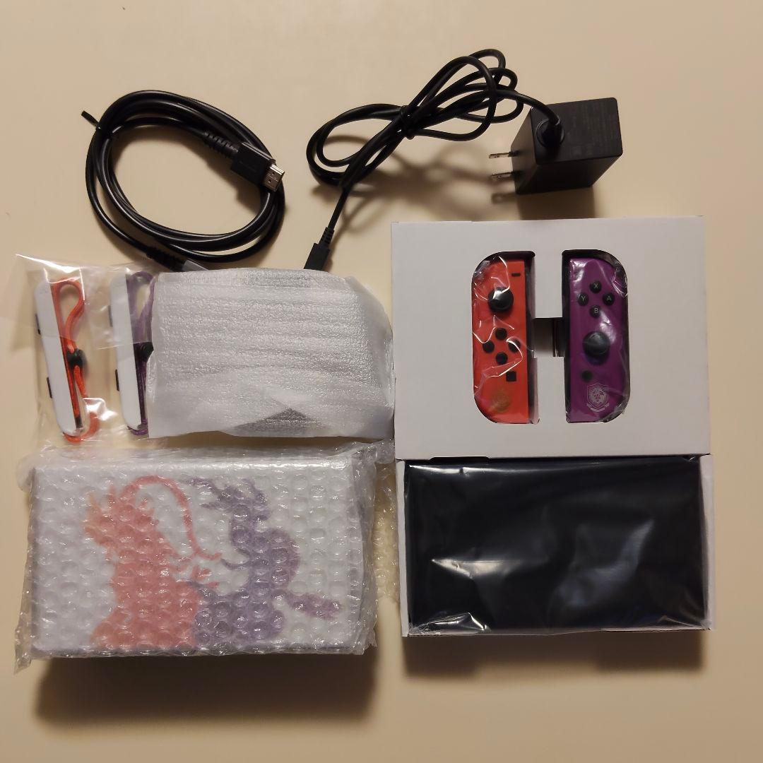 Nintendo Switch本体 有機ELモデル ポケモン スカーレット・バ…