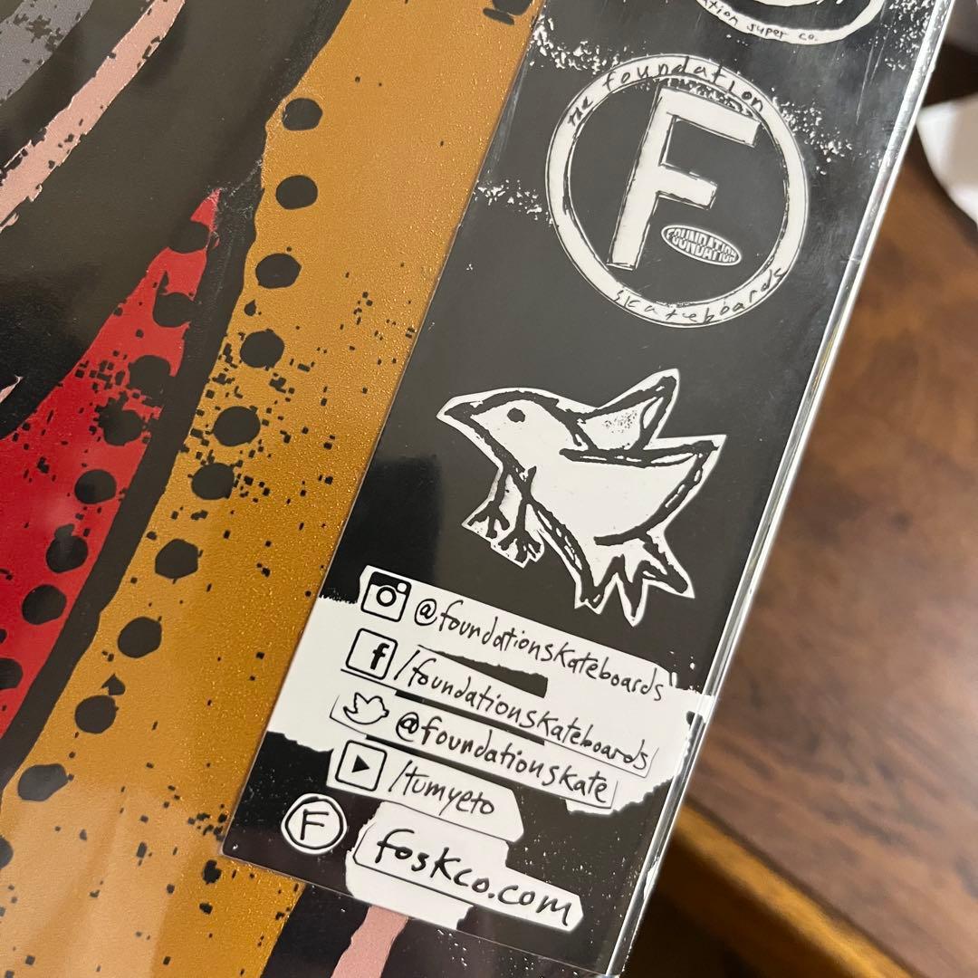 FOUNDATION スケートボード　デッキ　ファンデーション　スケボー