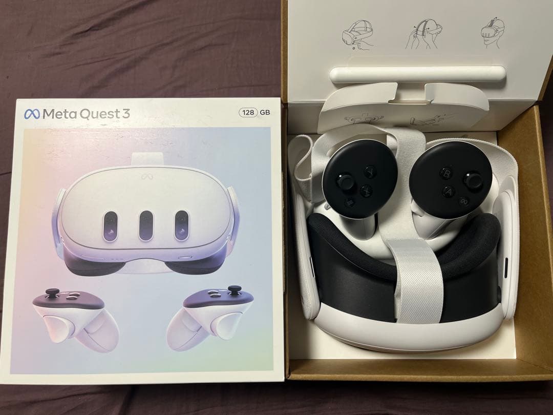 Quest3 128GB+BOBOVR S3+バッテリー充電ドッグ 等々