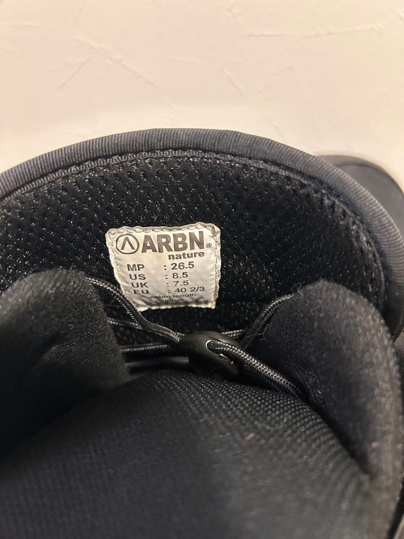 ARBN nature スノーボードブーツ ブラック　26.5㎝