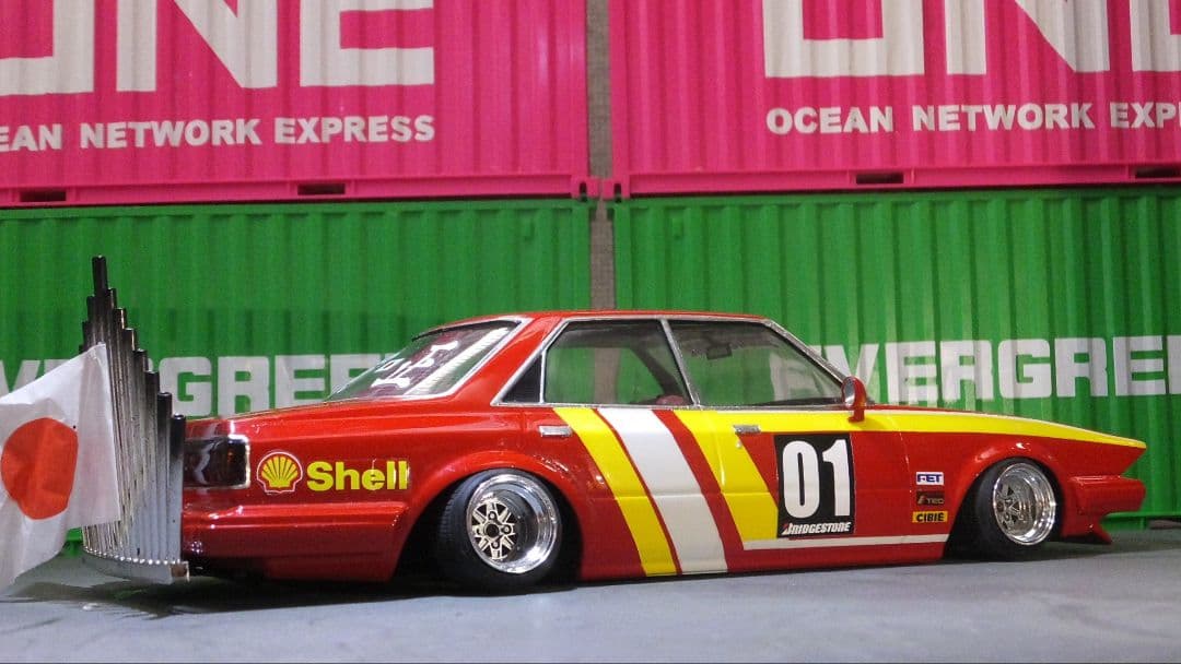 1/20 GX61　マークII ツインカム24 福岡仕様　道東仕様　ノンスリ