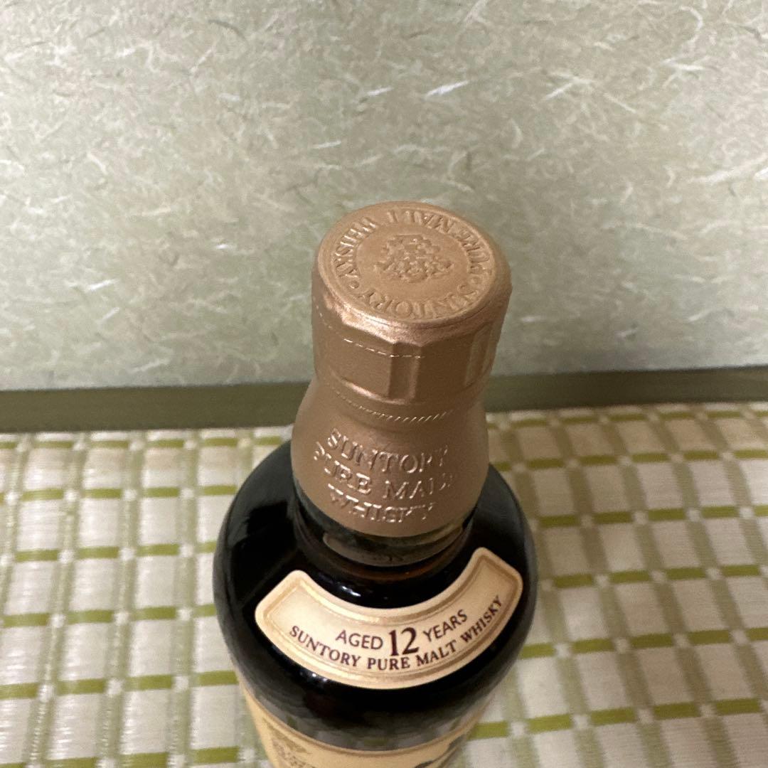 山崎 12年 ピュアモルトウイスキー ボックス付き　７５０ml 古酒