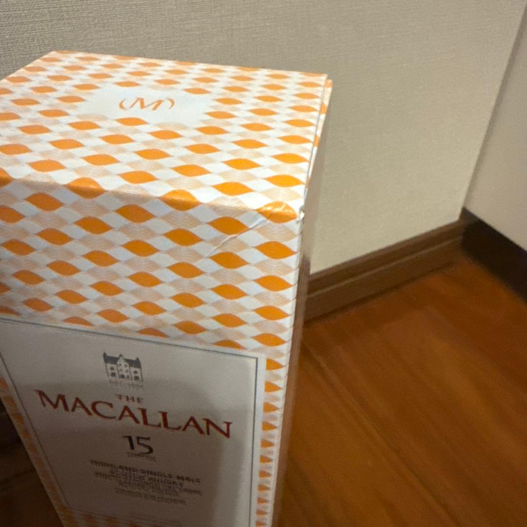 新品 ウイスキー ザ マッカラン15年 免税店限定