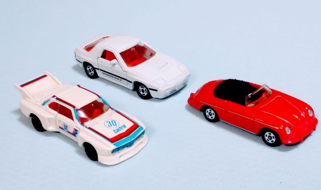 トミカ、ストラトス・ポルシェ・ミウラ・CSL・セリカ・サニー・チェリー・全10台