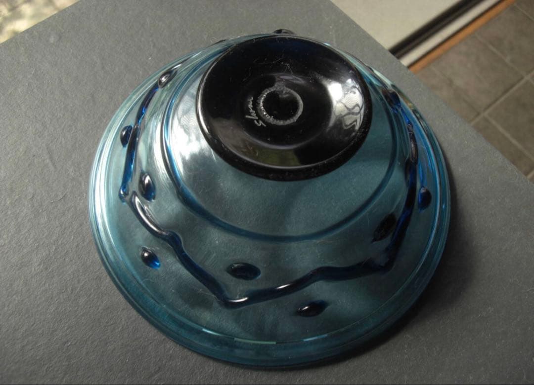 舩木倭帆さんの吹きガラス　大鉢　ボウル　ガラス器 コンポート