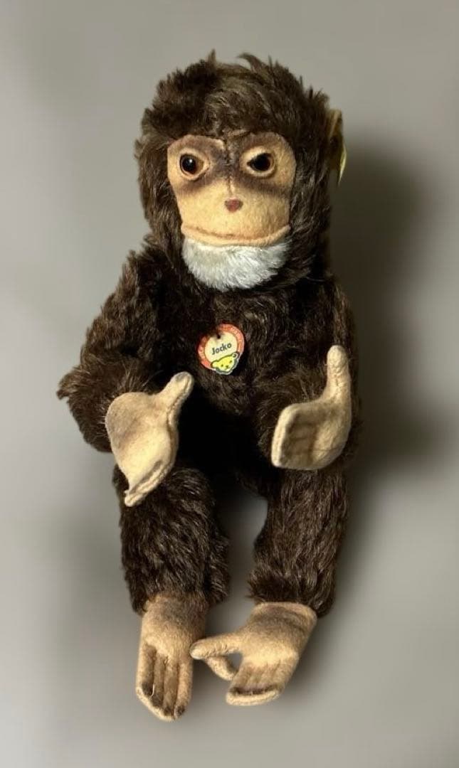 steiff ヌイグルミ Jocko チンパンジー 猿 ドイツ シュタイフ