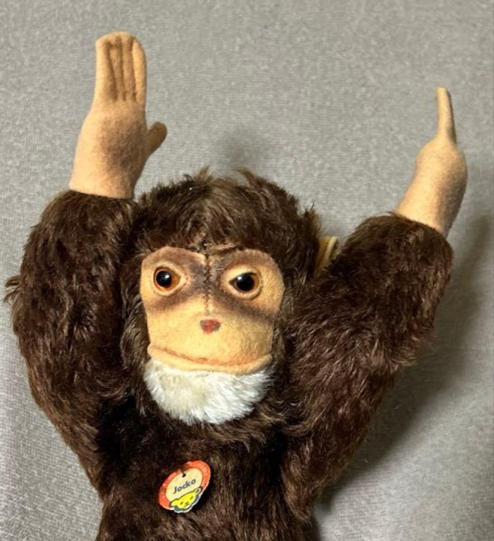 steiff ヌイグルミ Jocko チンパンジー 猿 ドイツ シュタイフ