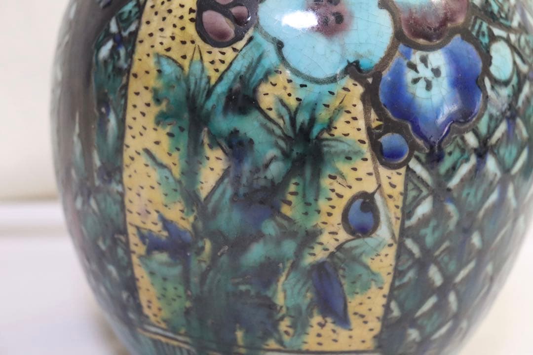 時代　九谷小壺　吉田屋　送料込み0227