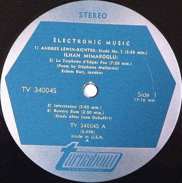 ELECTRONIC MUSIC 極美品USオリジナル 電子音楽 ジョン・レノン