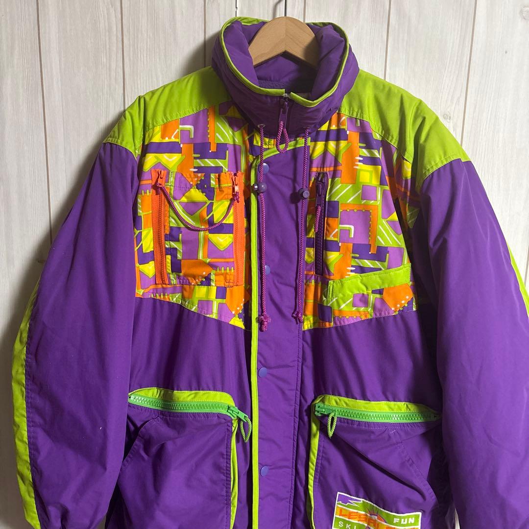 希少90sオールドOLD SALOMONヴィンテージスノージャケットバブルウェア