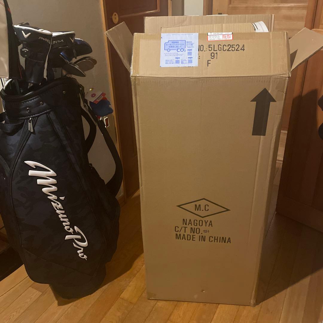 【希少カラー・スタンド式】Mizuno ゴルフ　キャディバッグ