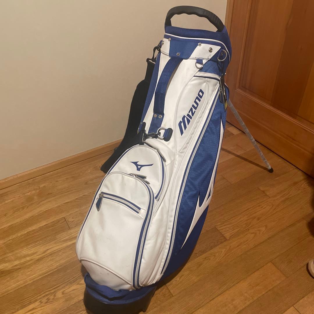【希少カラー・スタンド式】Mizuno ゴルフ　キャディバッグ