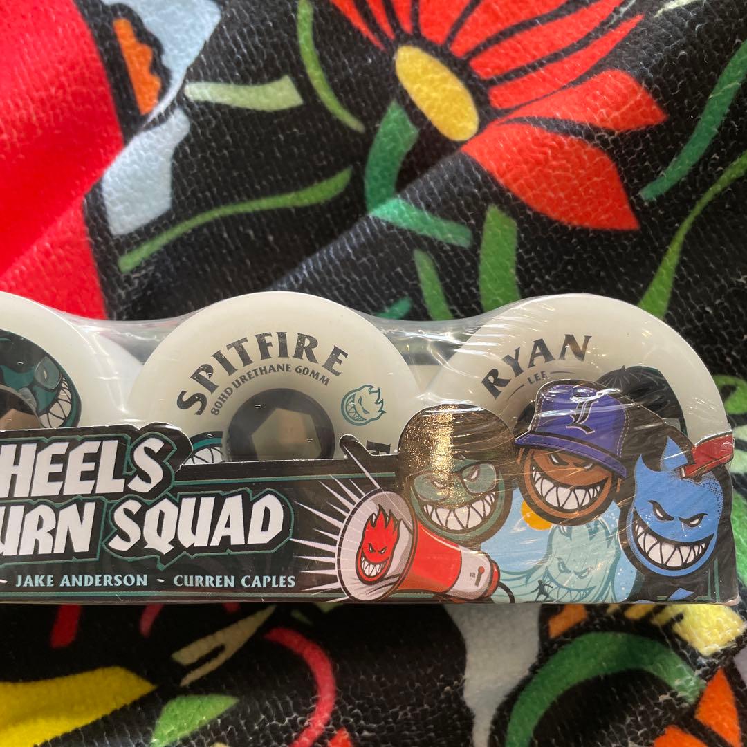 SPITFIRE BURN SQUADスケボーウィール　60mm80HD