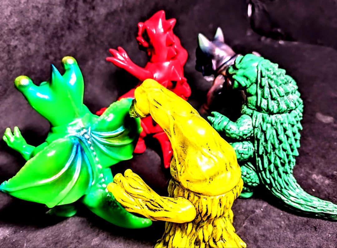 シカルナ工房　ザゴラ、チヲス、バグン、バグン、マイティ、ミニソフビ。