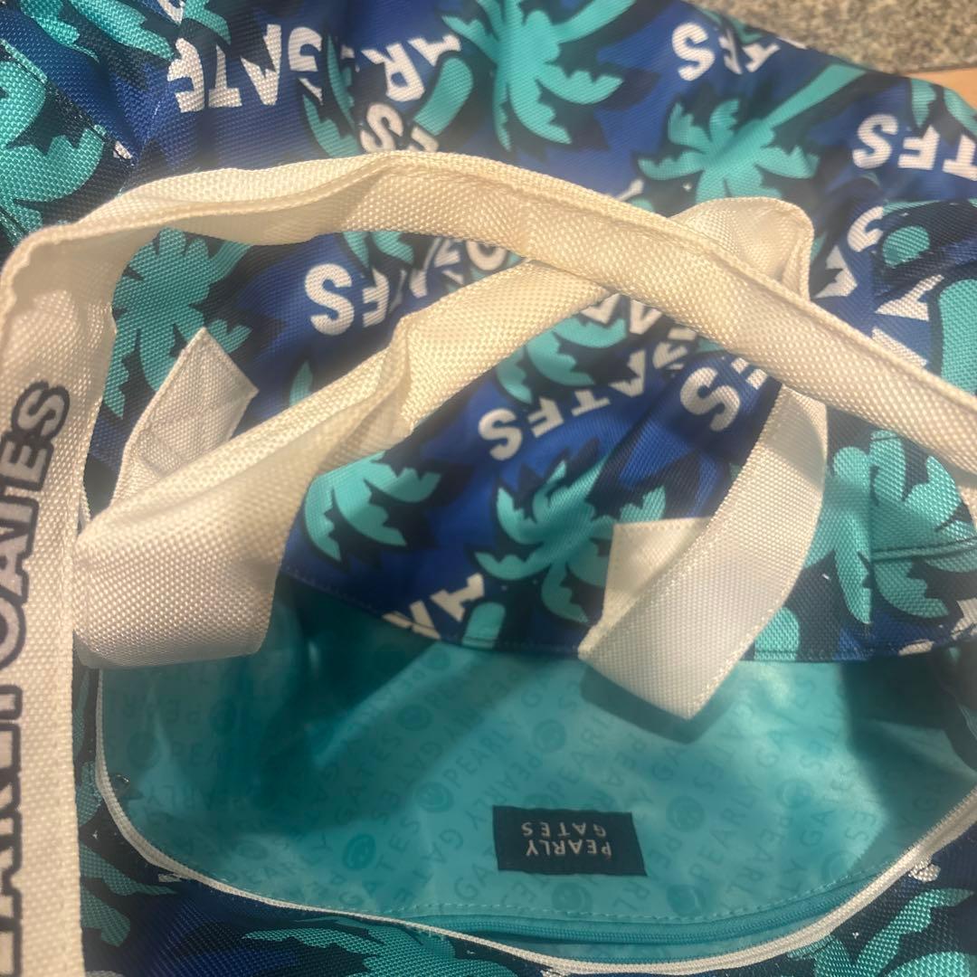 パーリーゲイツ ヤシの木柄 ロッカーバッグ ＆ カートバッグ セット