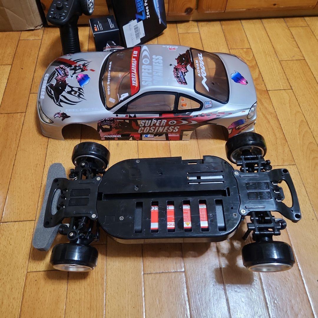 タミヤ ドリフト ラジコン フルセット　TT01　シルビア　ボディ　　　tt02