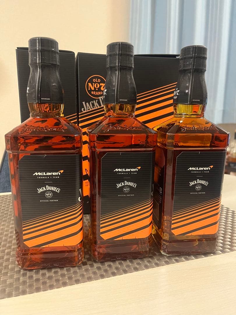 ジャックダニエル　2024年限定品　マクラーレンエディション 3本セット