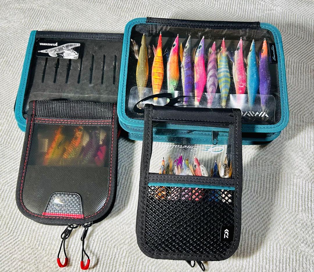 KOKO♡まとめ買い値下げ可能 エギング引退セット　エギ、バック、ケース