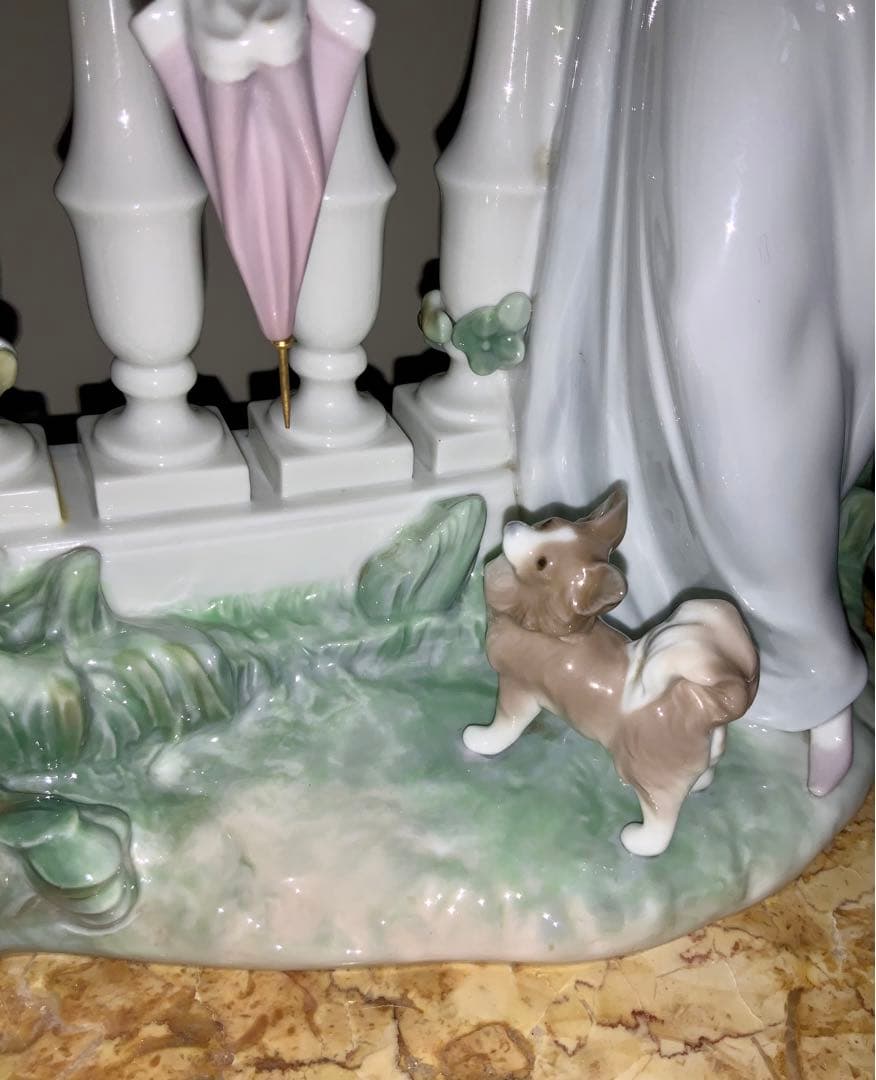 美品　ビンテージ　絶版　大型リヤドロ　LIADRO 『麗しのバレンシア』　犬
