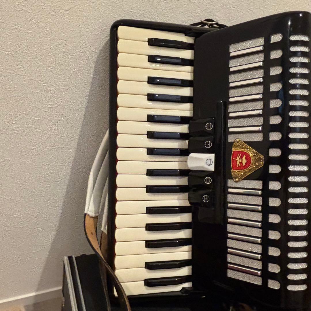 【美品】TOMBO トンボアコーディオン T-48 ケース付き T48