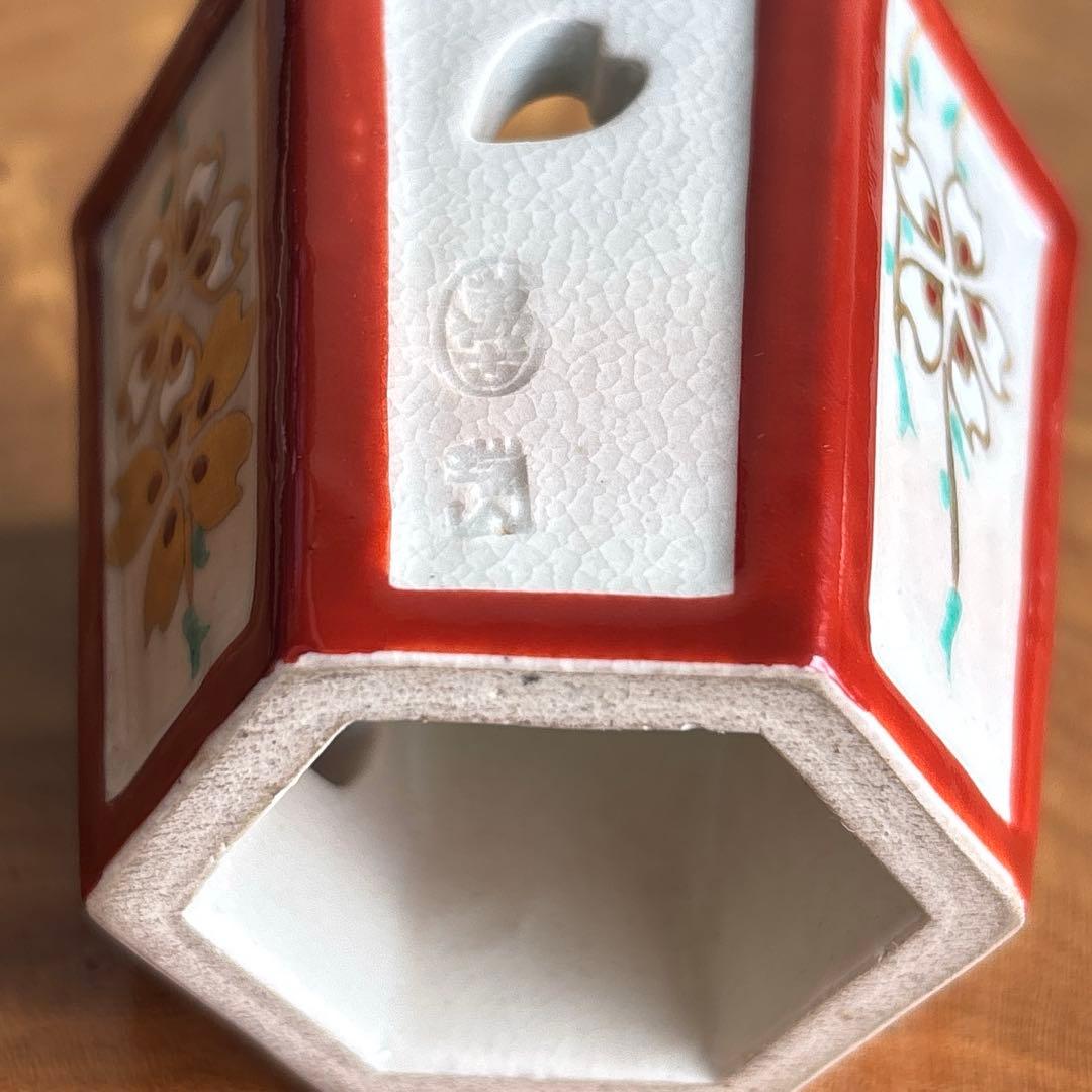 雪洞蓋置 加賀瑞山造 ぼんぼり蓋置 茶道具 共箱