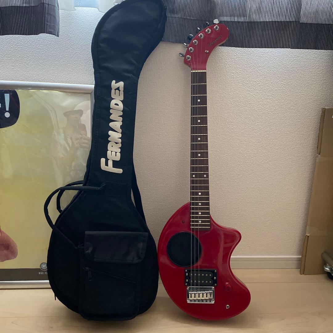 良品★FERNANDESフェルナンデス★ZO-3ゾーさんギター レッド★ケース付