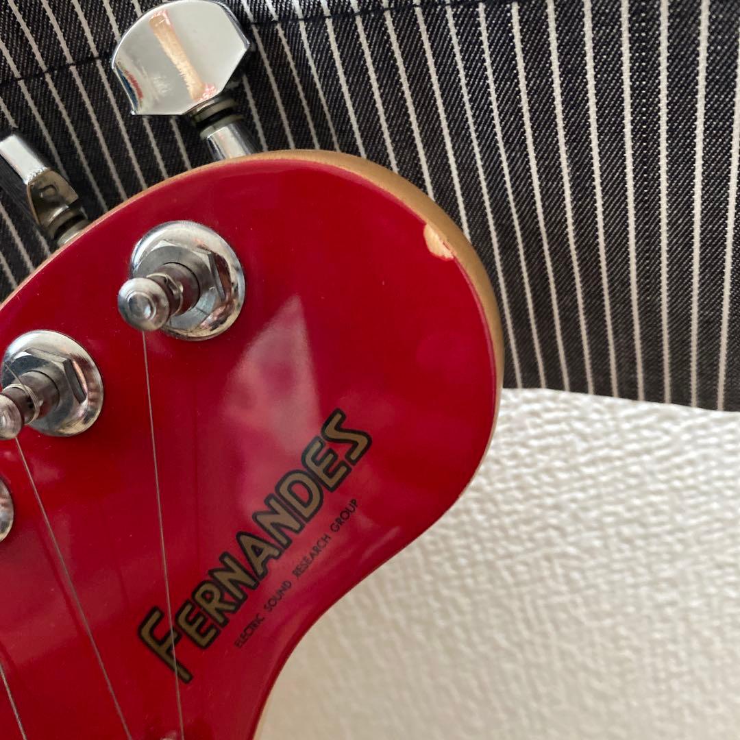 良品★FERNANDESフェルナンデス★ZO-3ゾーさんギター レッド★ケース付