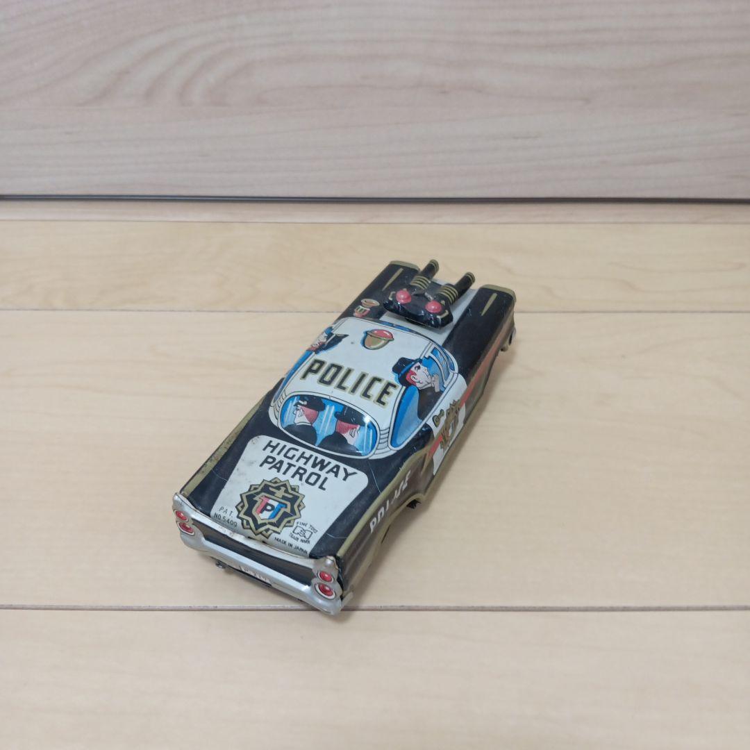野村トーイ製 ビンテージのブリキ製パトカー