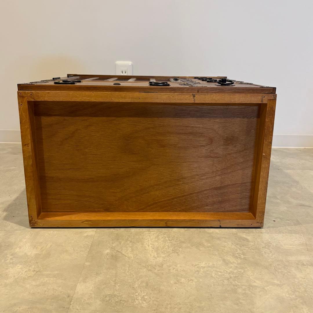 茶箪笥　和箪笥　収納棚　小箪笥　ガラス扉付き　レトロ　茶棚