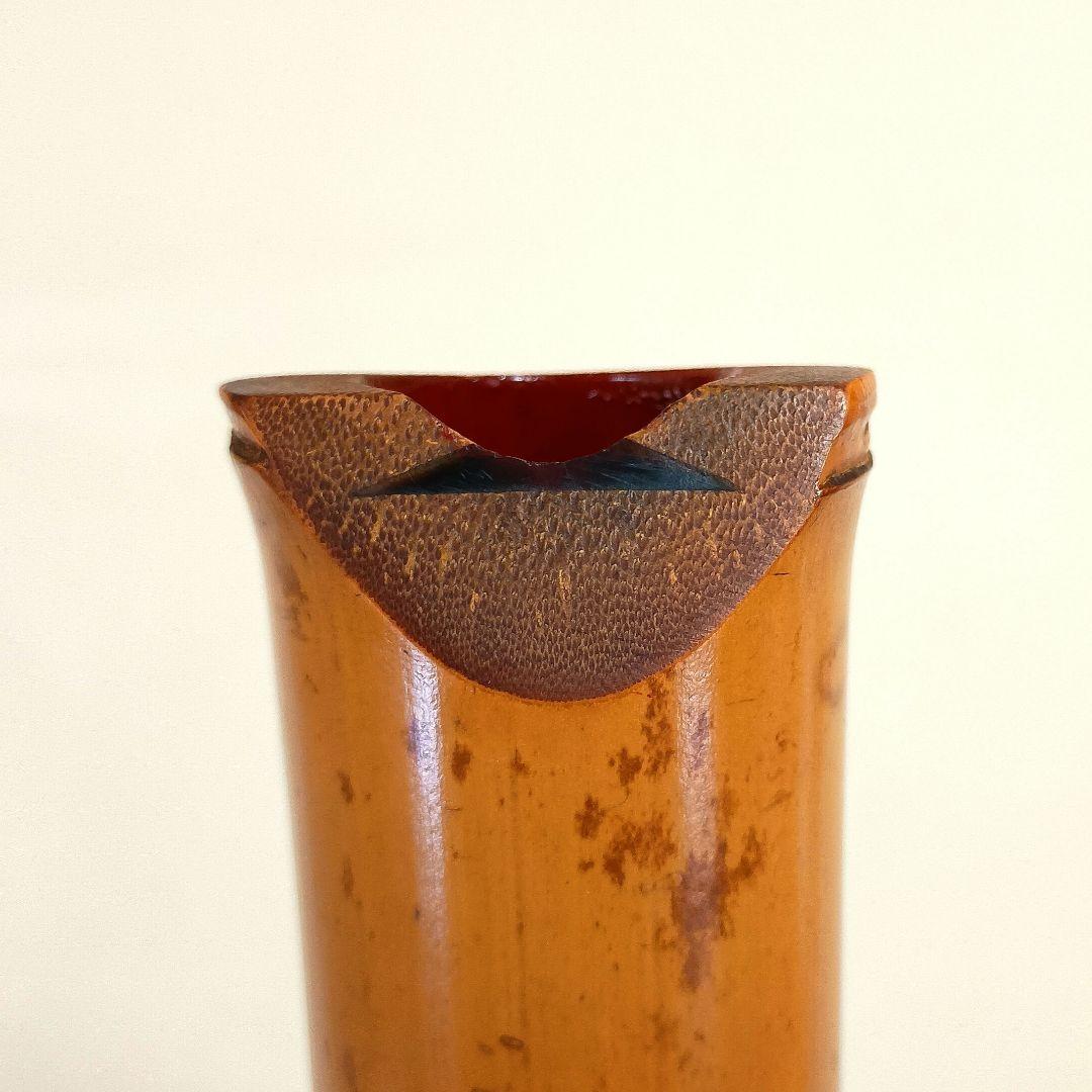 四郎管を思わせる老竹の曲管！爆鳴りの竹が鳴くような独特の音色の尺八！二尺管！