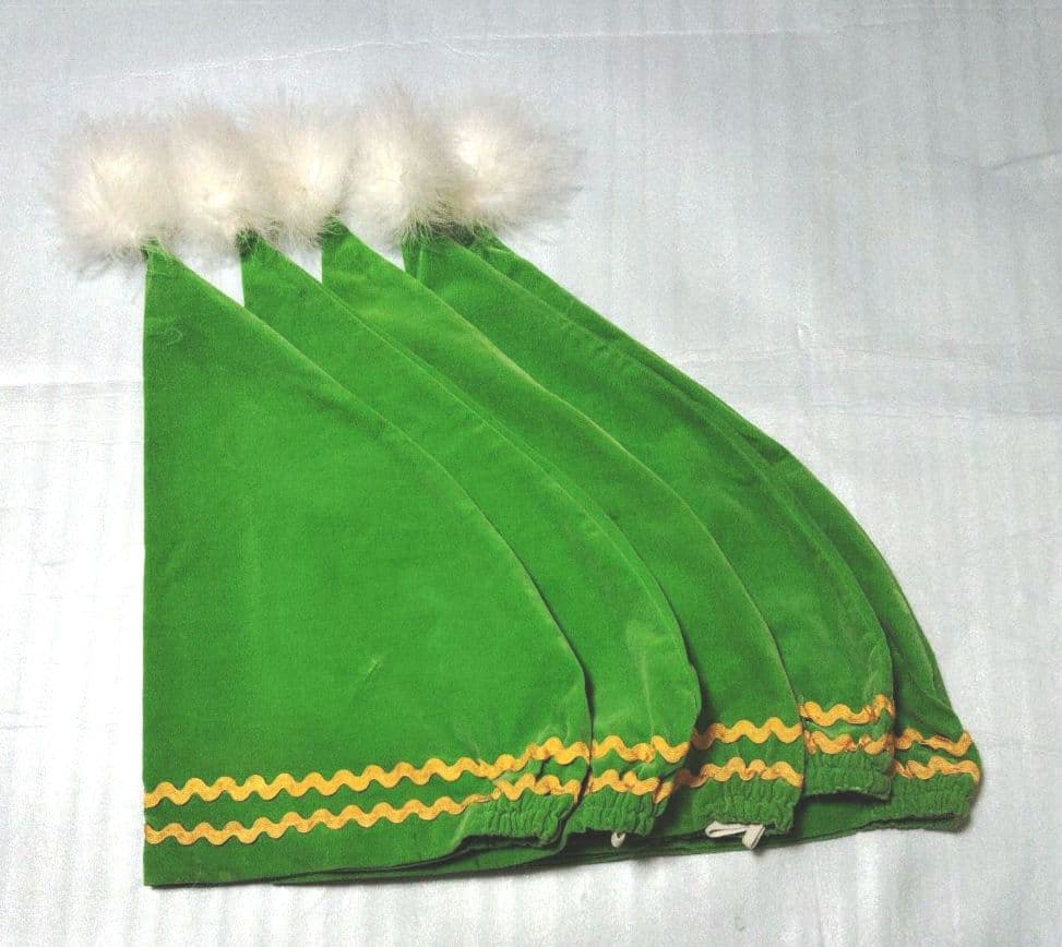 バレエ　5着まとめオレンジ ワンピース　緑の帽子付　小学校1年生