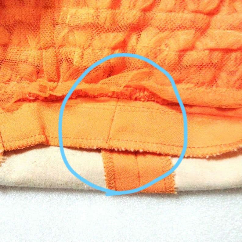 バレエ　5着まとめオレンジ ワンピース　緑の帽子付　小学校1年生