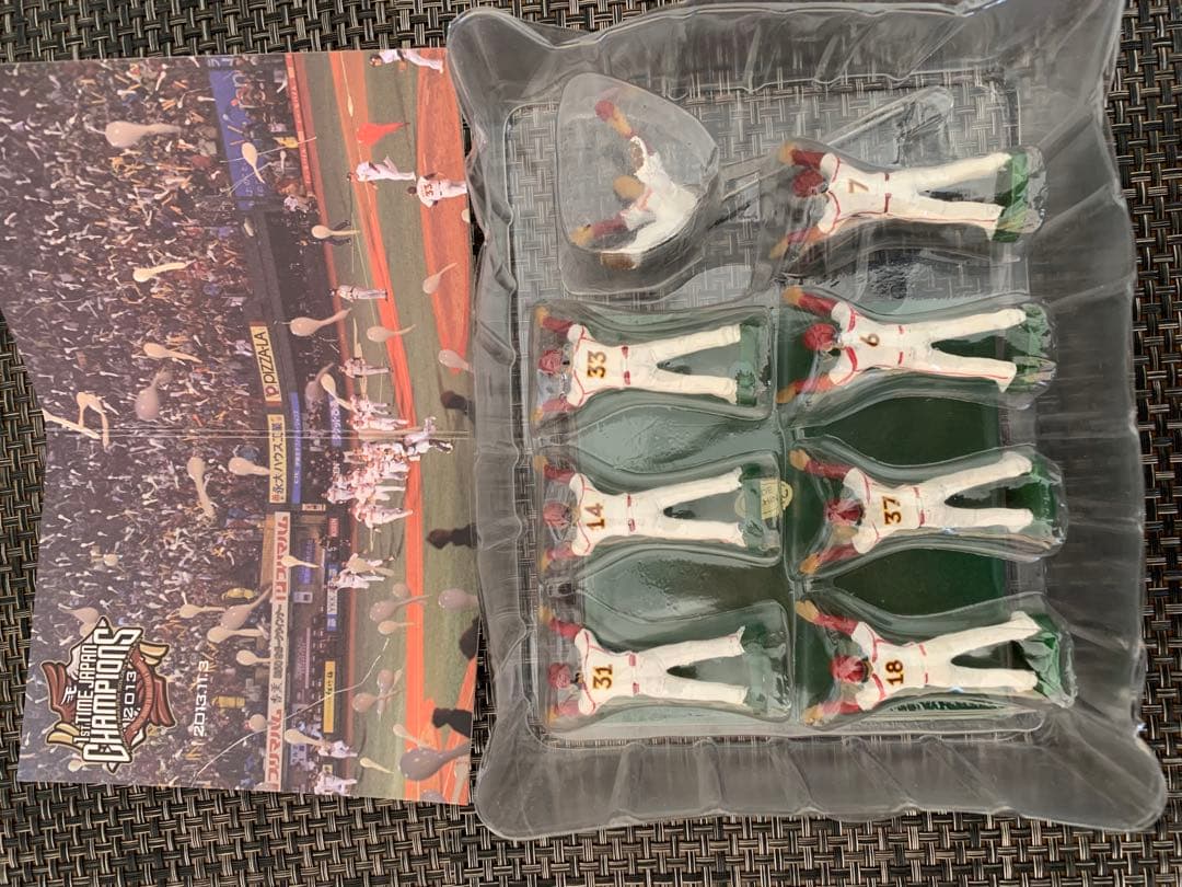 楽天イーグルス　フィギュア4種　2013年優勝胴上/田中将大/岡島豪郎/ウィラー