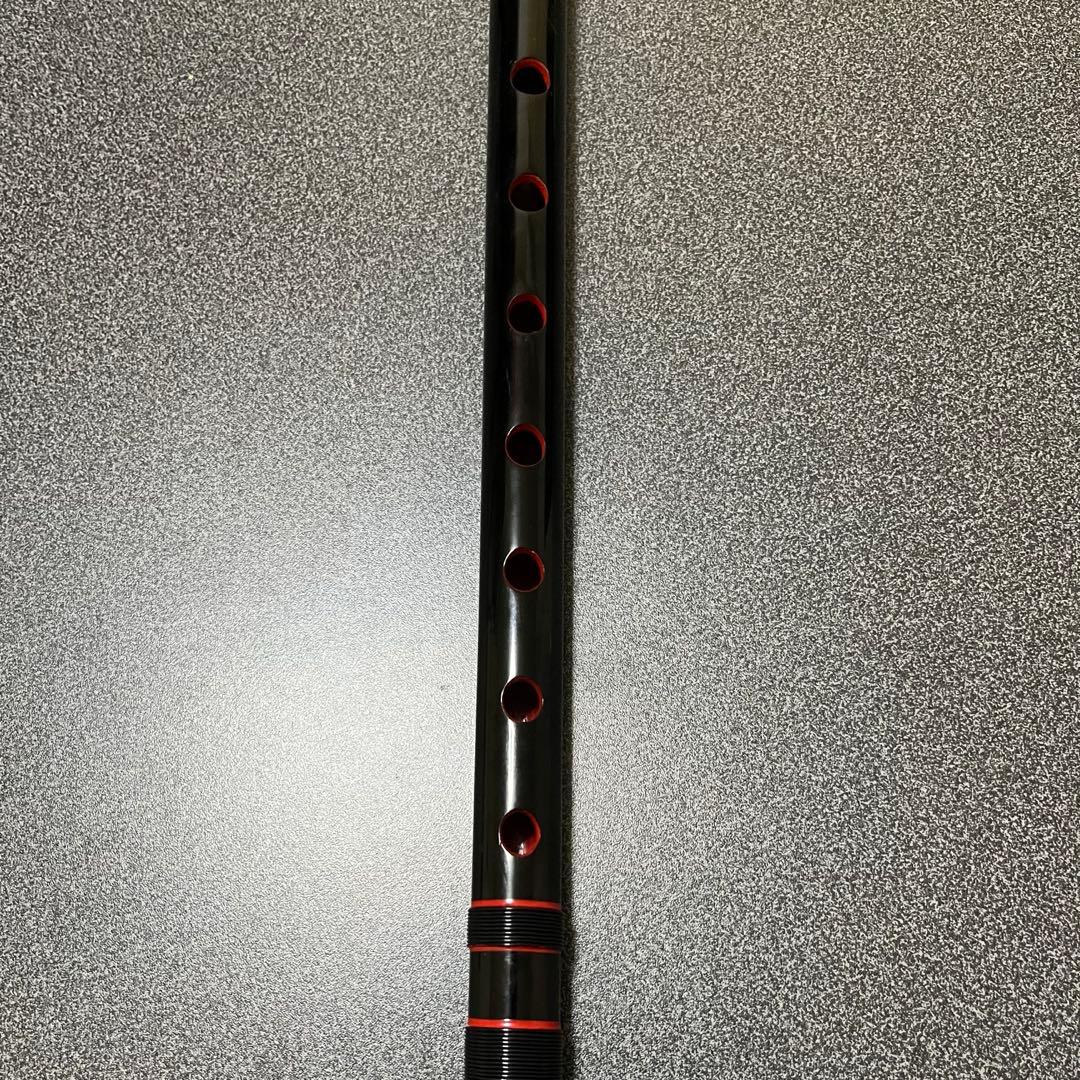 獅子田　篠笛　古典一本調子　黒ビ巻