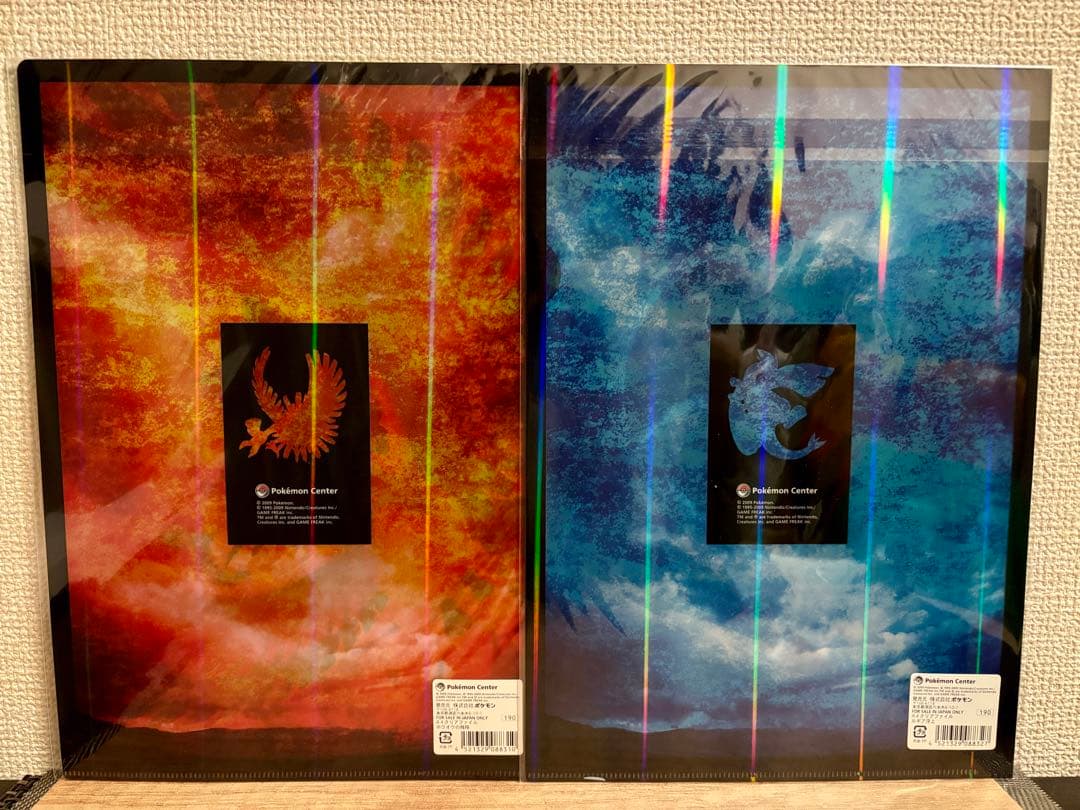 クリアファイル ホウオウ ルギア ポケモンセンター