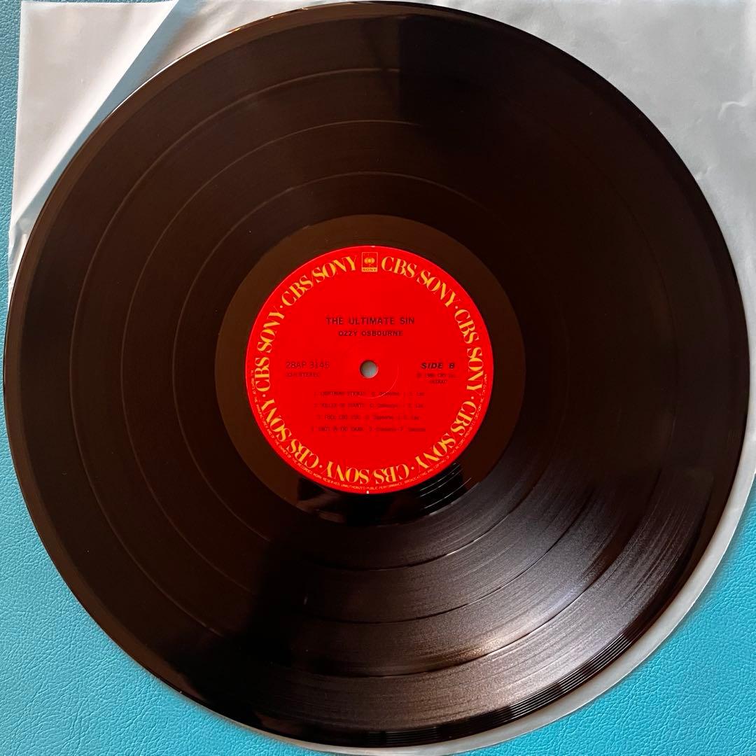 【中古LP】【国内オリジナル盤】 【帯付き】 オジー・オズボーン/ 「罪と罰」