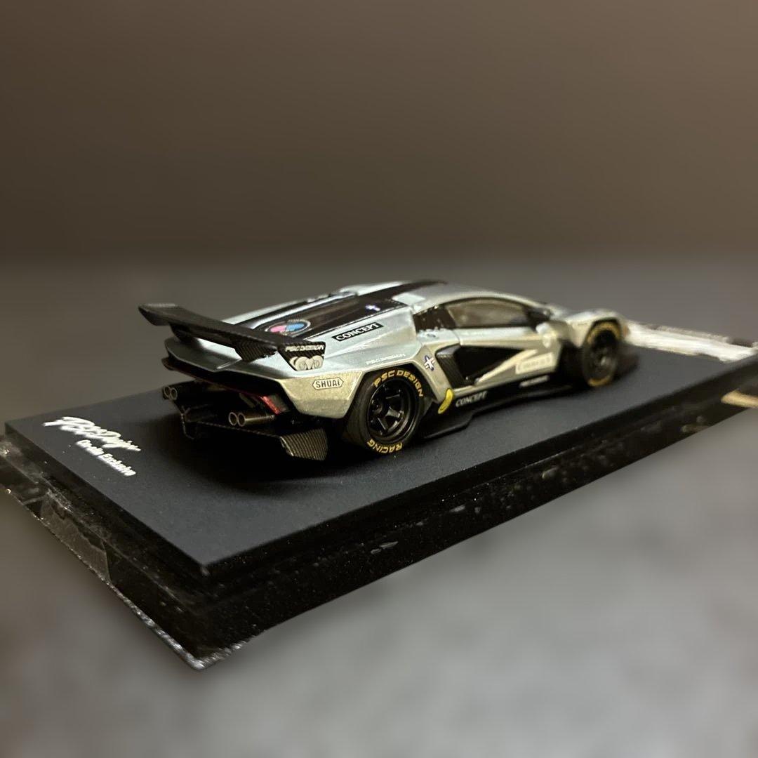 907 ※ カウンタックLPI800-4 PSCデザインコラボ 1/64ミニカー