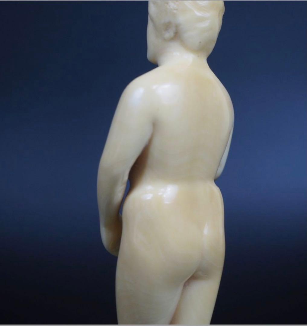 送料無料　レア物　マッコウクジラ　抹香鯨　鯨歯彫刻２体