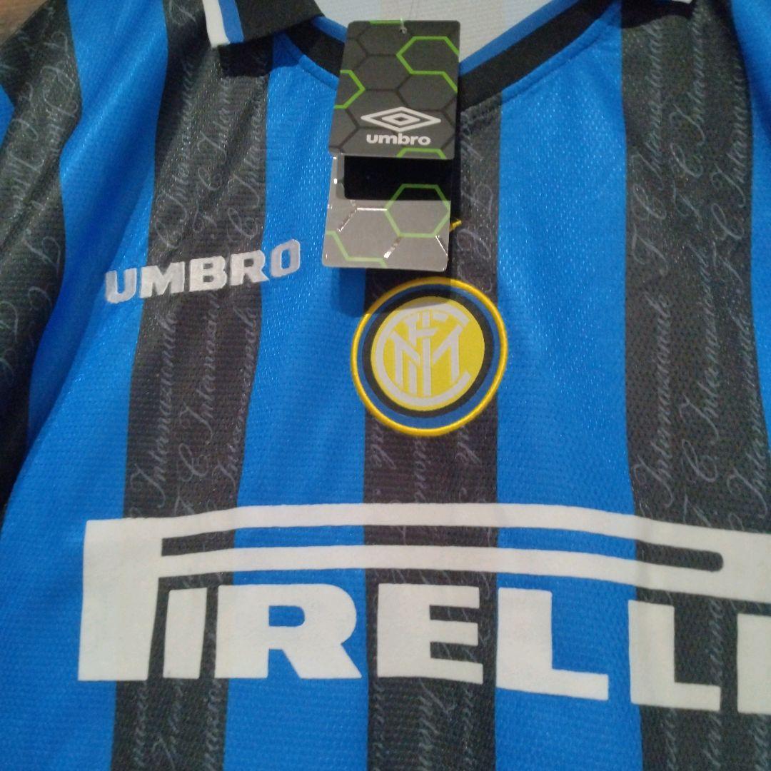 NIKE　 Intel　95/96s インテルミラノ レコバ　ユニフォーム 復刻