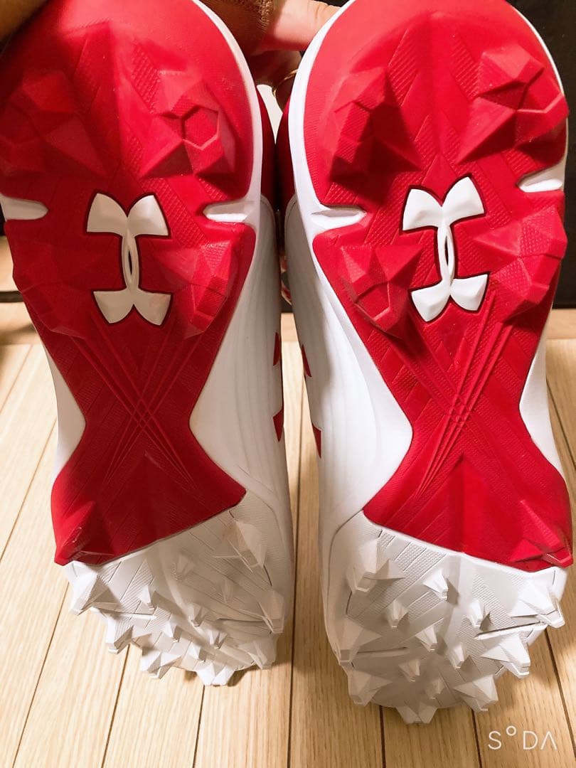 アンダーアーマー　野球ポイントスパイク　1234