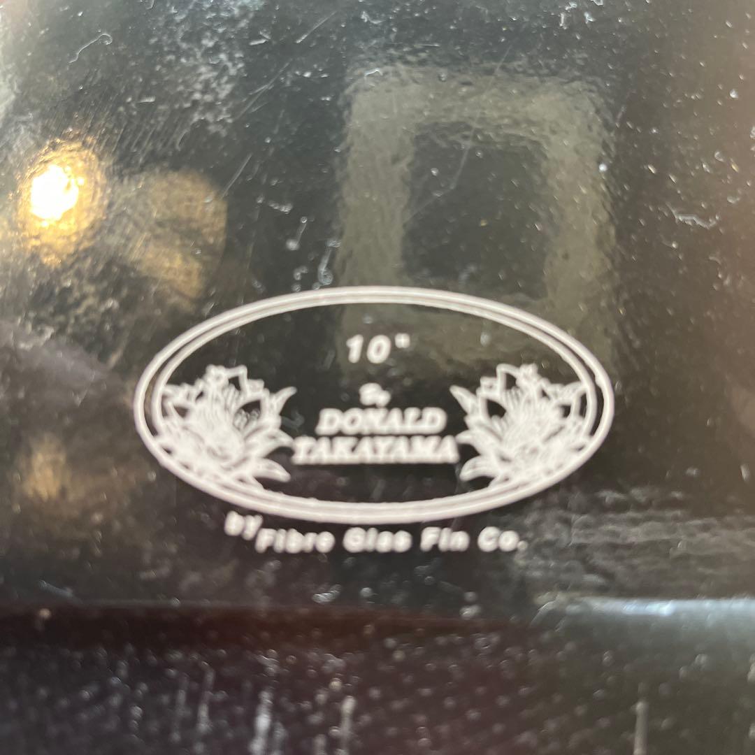 ドナルドタカヤマ　MTPフィン10 ハチェットフィン　ノーズライダーフィン