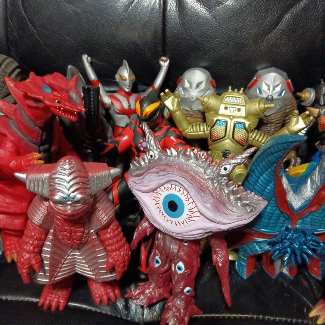 ウルトラマン　怪獣ソフビ　ジャンクセット19体