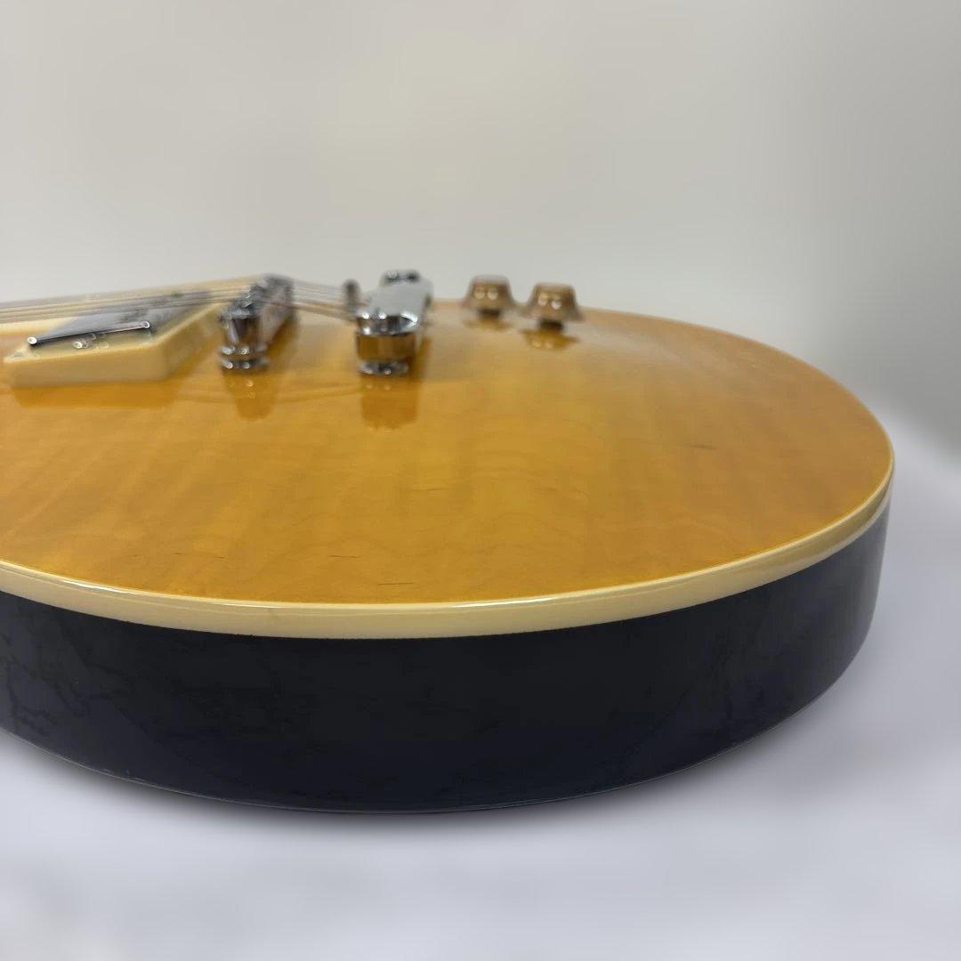 プレイテックエレキギター LP400 Flame Top Lemon Burst