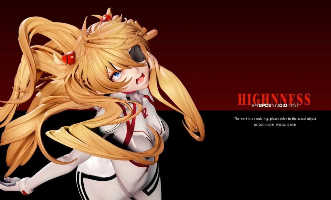 1 / 6 新世紀エヴァンゲリオン アスカ・おひめさま 樹脂 彫刻 フィギュア